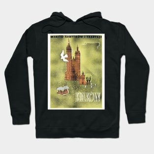 Krakow Poland Vintage Poster 1930s Hoodie